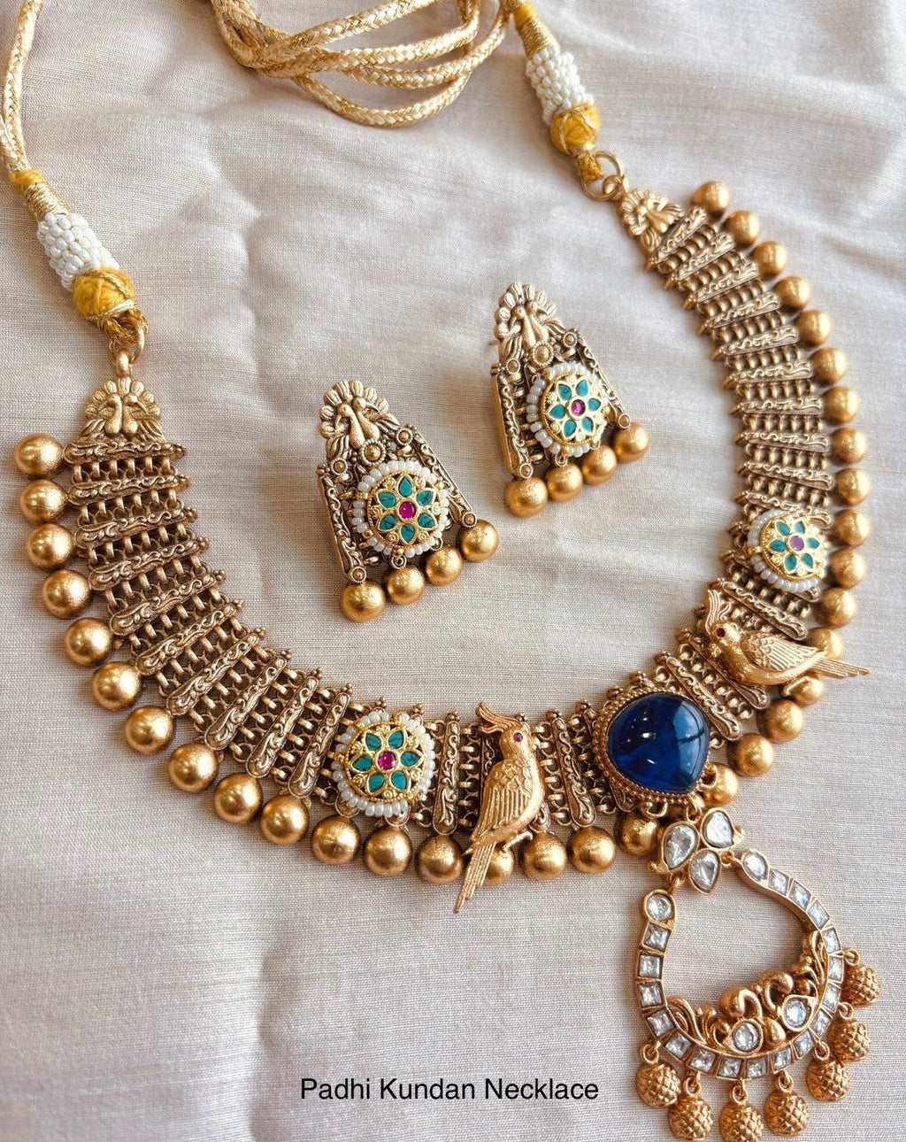 Pachi Kundan Necklace
