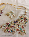 Handmade Pachi Kundan Bridal Necklace Set | Traditional Indian Jewelry