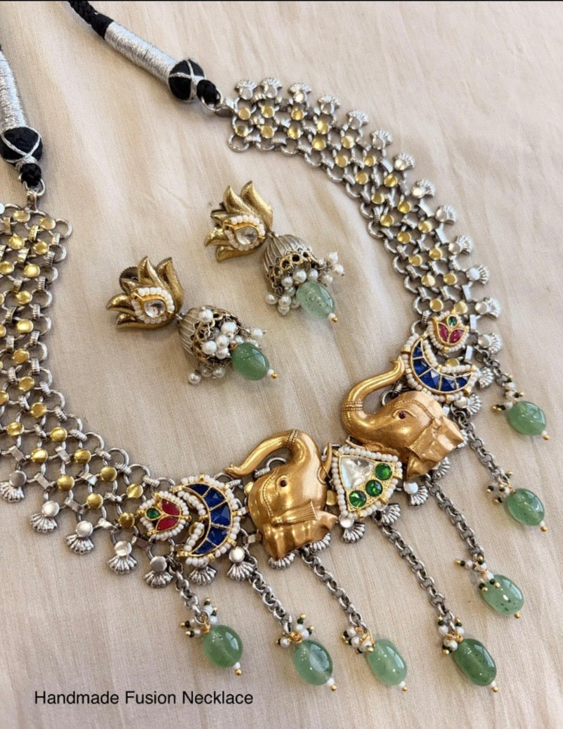 Elegant Indo-Western Fusion Necklace for Women