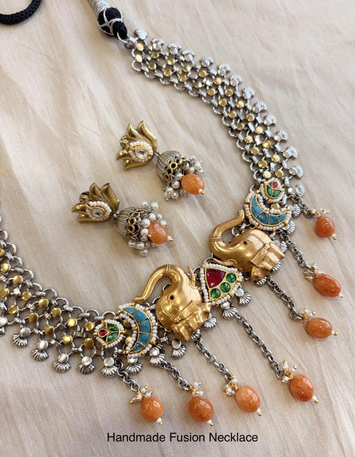 Elegant Indo-Western Fusion Necklace for Women