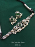 Vintage German Silver Boho Statement Necklace 4