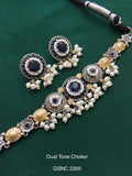 Vintage German Silver Boho Statement Necklace 9