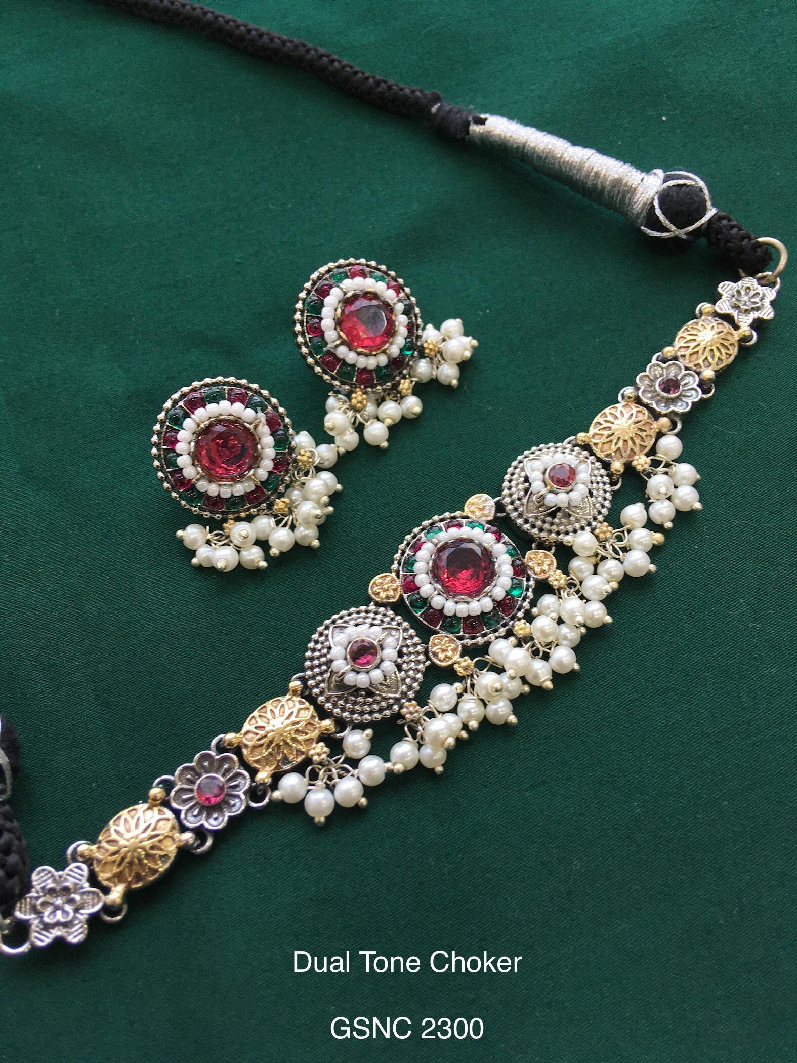 Vintage German Silver Boho Statement Necklace 8