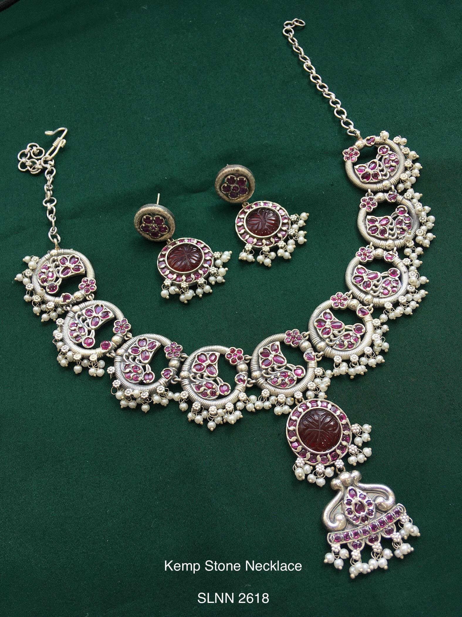 Vintage German Silver Boho Statement Necklace 3