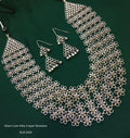 Vintage German Silver Boho Statement Necklace 37