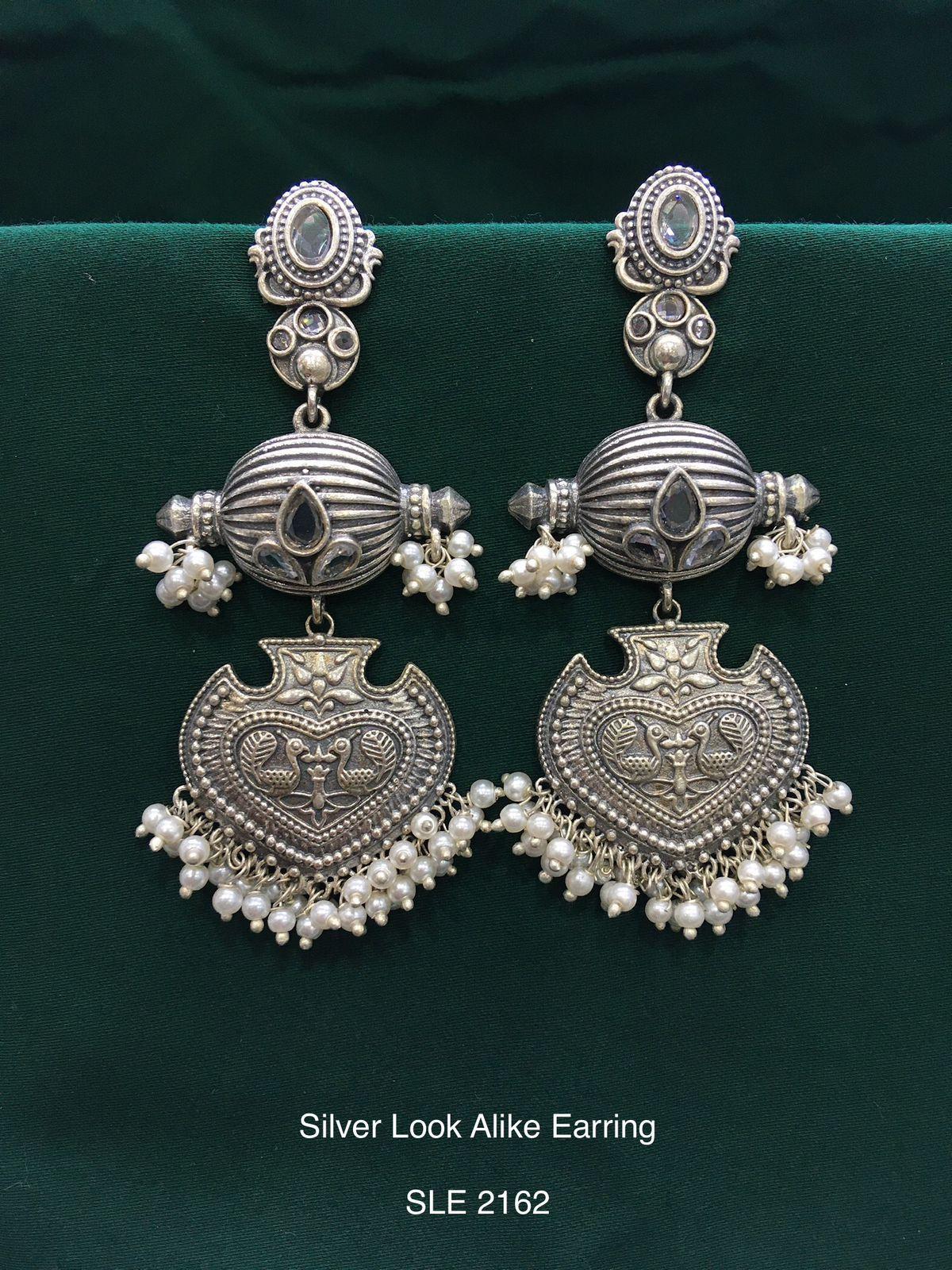 Oxidized Jewelry Collection for Women | Trendy Silver Look Accessories42
