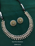 Vintage German Silver Boho Statement Necklace 39