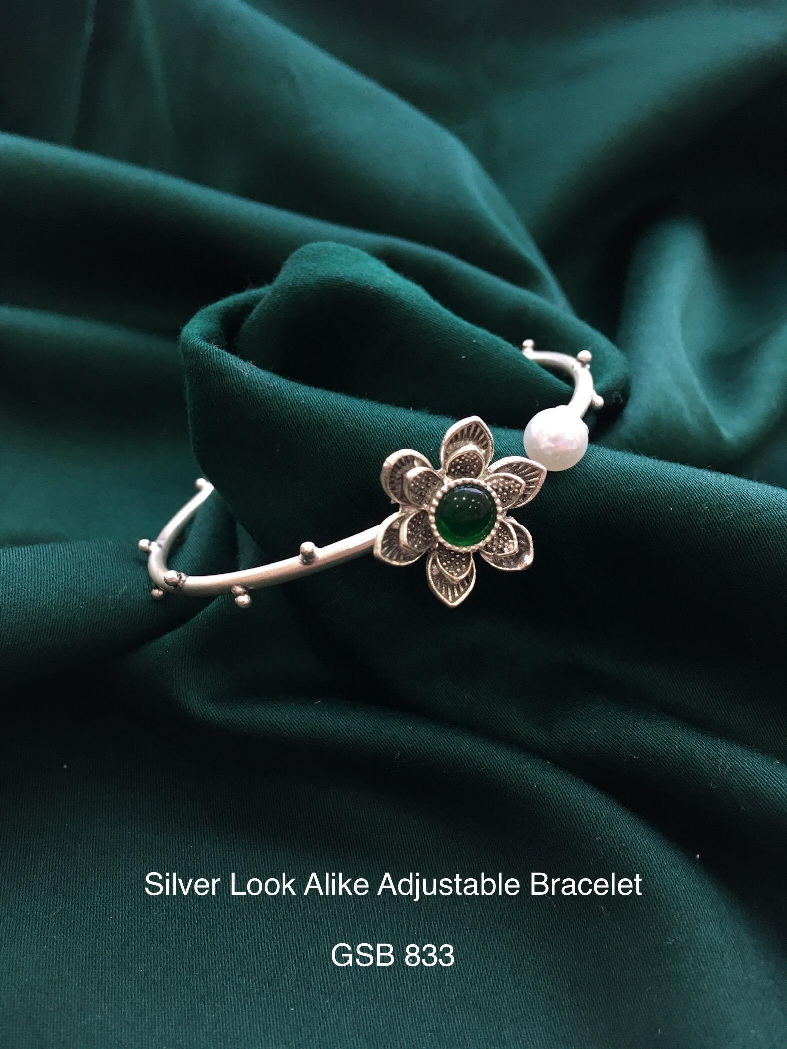 Oxidized Jewelry Collection for Women | Trendy Silver Look Accessories155