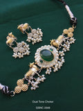 Vintage German Silver Boho Statement Necklace 7