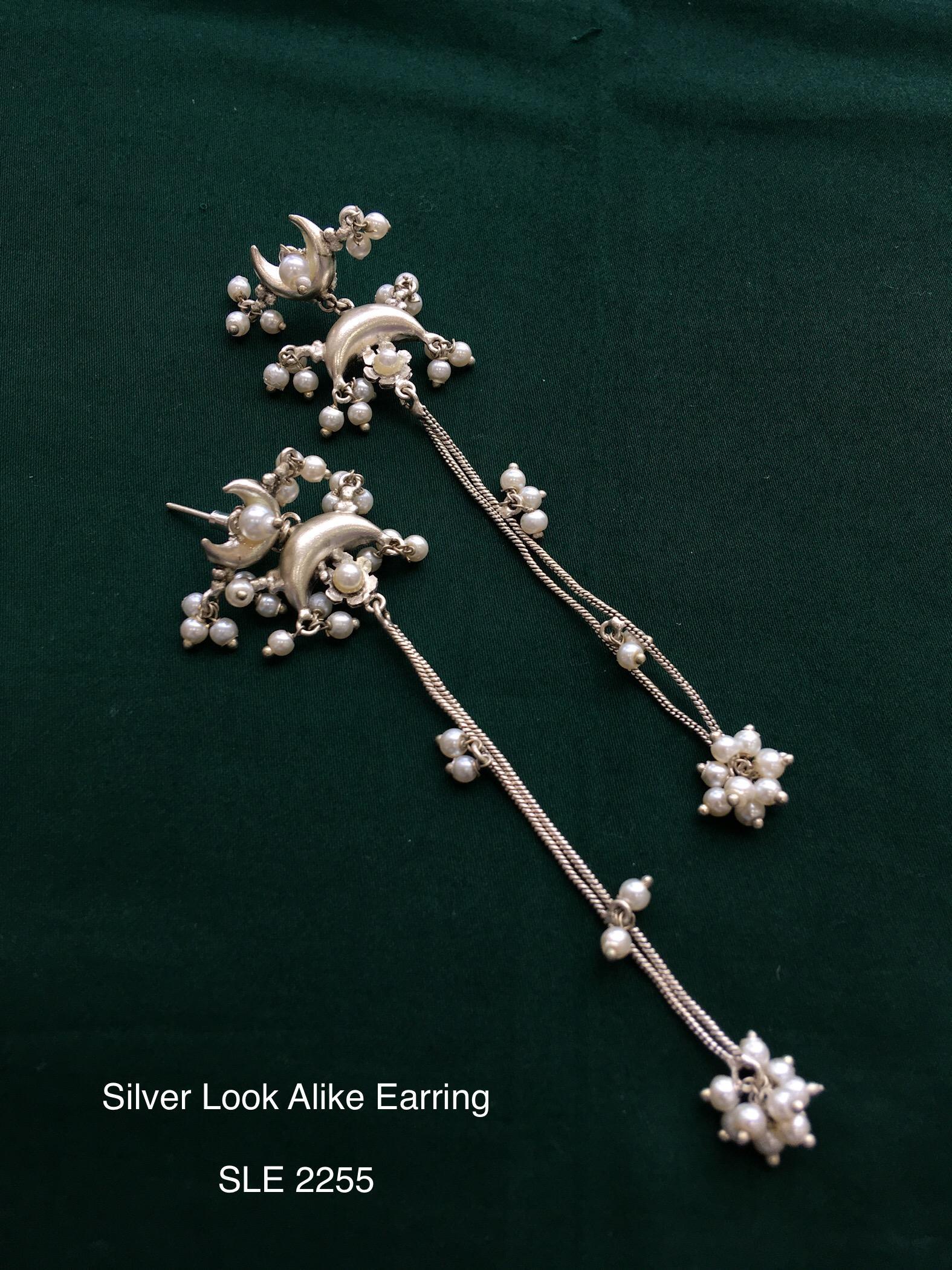 Oxidized Jewelry Collection for Women | Trendy Silver Look Accessories113