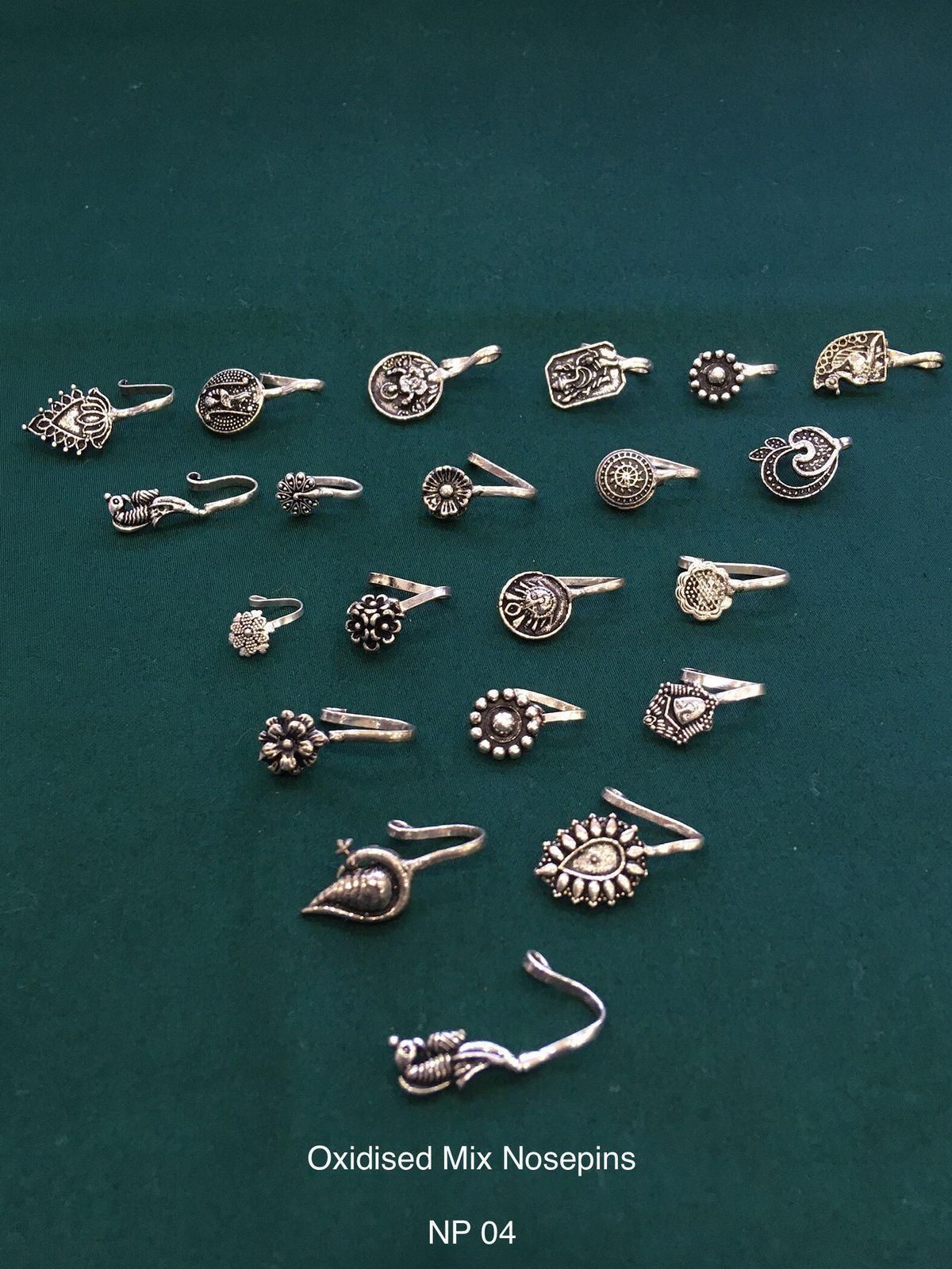 Oxidized Jewelry Collection for Women | Trendy Silver Look Accessories152