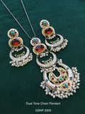 Vintage German Silver Boho Statement Necklace 16