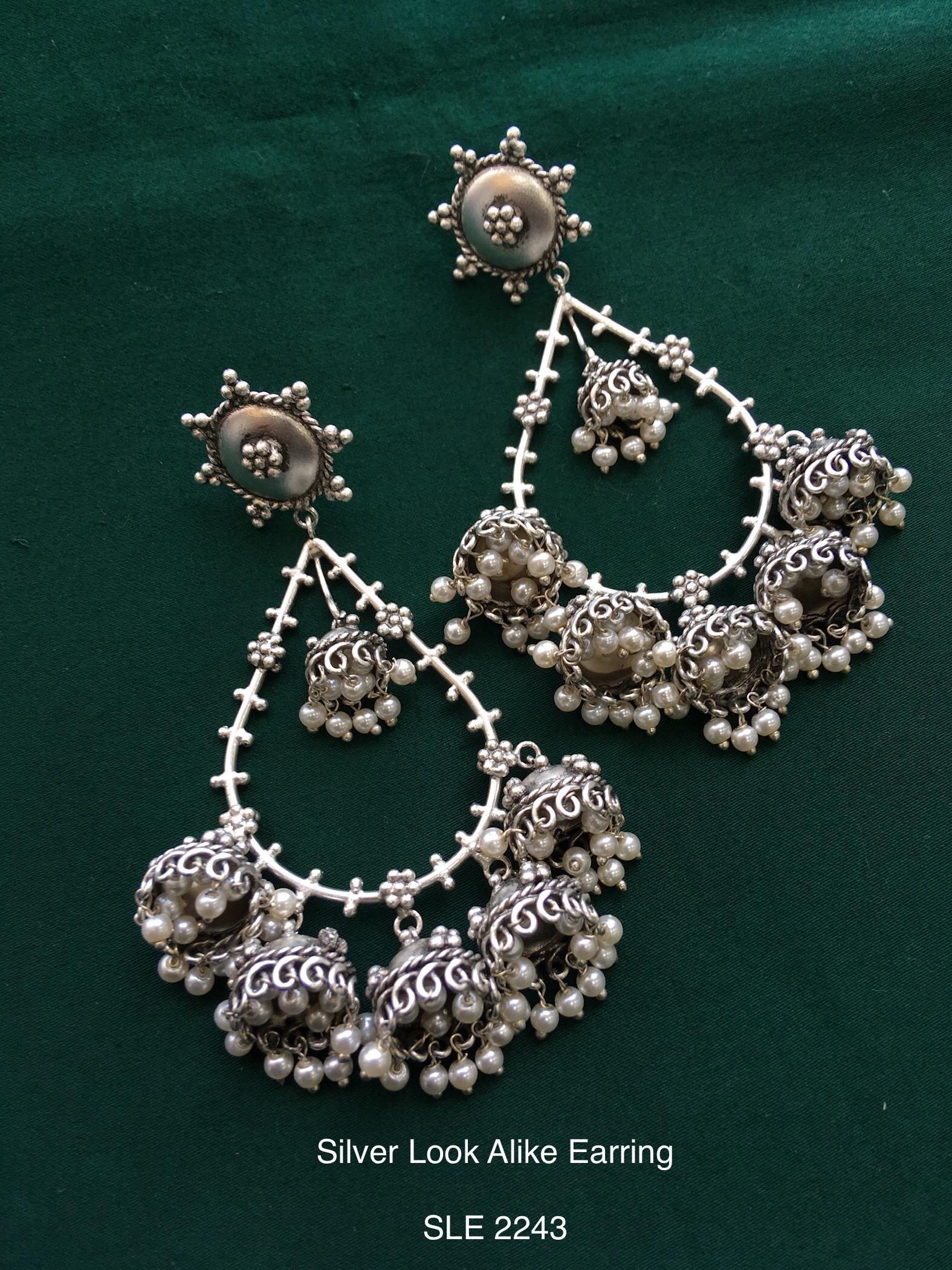 Oxidized Jewelry Collection for Women | Trendy Silver Look Accessories92