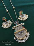 Vintage German Silver Boho Statement Necklace 2