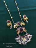 Vintage German Silver Boho Statement Necklace 33